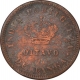 Copper One Eighth Tanga Coin of India Portuguese.