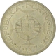 Copper Nickel One Rupia Coin Administration of Portuguese.