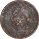 Copper One Eighth Tanga Coin of India Portuguese.