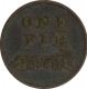 Copper one pie Coin  calcutta Mint of Bengal presidency.