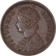 Copper One Twelfth Anna Coin of Victoria Empress of Calcutta Mint of 1899.