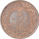 Copper One Twelfth Anna Coin of Victoria Empress of Calcutta Mint of 1901.