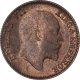 Copper One Twelfth Anna Coin of King Edward VII of Calcutta Mint of 1904.