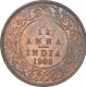 Bronze One Twelfth Anna Coin of King Edward VII of Calcutta Mint  of 1909.