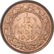 Copper One Twelfth Anna Coin of King George VI of Bombay Mint of 1939.