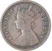 Copper Half Pice  Coin of Victoria Empress of Calcutta Mint of 1885.