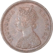 Copper Half Pice of Victoria Empress of Calcutta Mint of 1894.