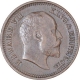 Bronze  Half Pice Coin of  King Edward VII of Calcutta Mint of 1907.