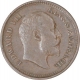 Bronze Half Pice Coin of King Edward VII of Calcutta Mint of 1909.