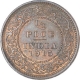 Bronze Half Pice Coin of King George V of Calcutta Mint of 1915.