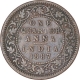 Copper One Quarter Anna Coin of Victoria Empress of Calcutta Mint of 1887.