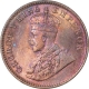 Bronze Quarter Anna Coin of King George V of Calcutta Mint of 1912.