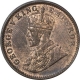 Bronze Quarter Anna Coin of King George V of Calcutta Mint of 1913.