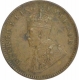 Bronze One Quarter Anna Coin of King George V of Calcutta Mint of 1919.