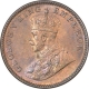 Bronze Quarter Anna Coin of King George V of Calcutta Mint of 1929.