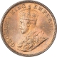 Bronze Quarter Anna Coin of King George V of Calcutta Mint of 1935.