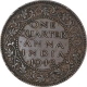 Bronze Quarter Anna Coin of King George VI of Calcutta Mint of 1942.