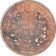 Rare Copper Half Anna Coin of East India Company of Calcutta Mint of 1