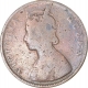 Copper Half Anna of Victoria Queen of Madras Mint of 1862.