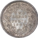 Silver Two Annas Coin of Victoria Queen of Bombay Mint of 1862.