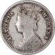 Silver Two Annas Coin of Victoria Empress of Bombay Mint of 1897.