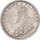 Silver Two Annas Coin of King George V of Calcutta Mint of 1913.