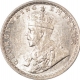 Silver Two Annas Coin of King George V of Bombay Mint of 1914.