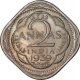 Copper Nickel Two Annas Coin of King George VI of Bombay Mint of 1939.