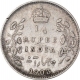 Silver Quarter Rupee Coin of King Edward VII of Calcutta Mint of 1903.