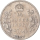 Silver Quarter Rupee Coin of King Edward VII of Calcutta Mint of 1906.