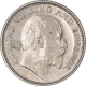 Silver Quarter Rupee Coin of King Edward VII of Calcutta Mint of 1908.