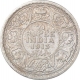 Silver Quarter Rupee Coin of King George V of Bombay Mint of 1913.