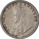 Silver Quarter Rupee Coin of King George V of Calcutta Mint of 1926.