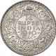 Silver Quarter Rupee Coin of King George VI of Bombay Mint of 1940.