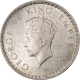 Silver Quarter Rupee Coin of King George VI of Bombay Mint of 1940.