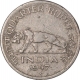 cupro Nickel Quarter Rupee of King George VI of Bombay Mint of 1947.