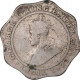 Copper Nickel Four Annas coin of King George V of Bombay Mint of  1921.