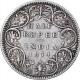 Silver Half Rupee Coin of Victoria Queen of Bombay Mint of 1874.