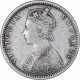 Silver Half Rupee Coin of Victoria Empress of Bombay Mint of 1882.