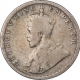 Silver Half Rupee Coin of King George V of Calcutta Mint of 1913.