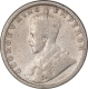 Silver Half Rupee Coin of King George V of Bombay Mint of 1916.