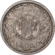 Silver Half Rupee Coin of King George V of Bombay Mint of 1917.