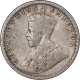 Silver Half Rupee Coin of King George V of Bombay Mint of 1917.