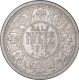 Silver Half Rupee Coin of King George V of Bombay Mint of 1918.