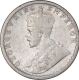 Silver Half Rupee Coin of King George V of Bombay Mint of 1918.