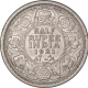 Silver Half Rupee Coin of King George V of Calcutta Mint of 1921.