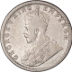 Silver Half Rupee Coin of King George V of Calcutta Mint of 1921.