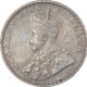 Silver Half Rupee Coin of King George V of Bombay Mint of 1925.