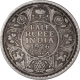 Silver Half Rupee Coin of King George V of Calcutta Mint of 1926.