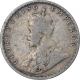 Silver Half Rupee Coin of King George V of Bombay Mint of 1928.